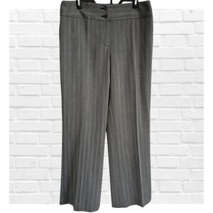 Jones New York Wool Blend Size 12 Gray High Waist Classic Career Dress Pants